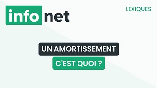 Un amortissement cest quoi  définition aide lexique tuto explication [upl. by Alleber]