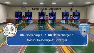 Kegelfreunde Obernburg 1  1 KC Rothenbergen  Männer Hessenliga A [upl. by Yentrok]