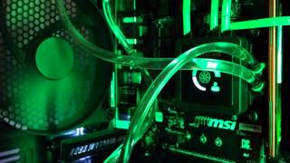 Custom tube for corsair H100  reservoir [upl. by Jarrett]