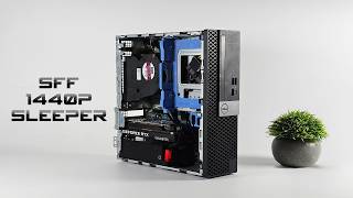 We Built A SFF 1440P Sleeper Gaming PC And Its Pretty Sweet [upl. by Sanger925]