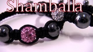 Beading DIY  Shamballa bracelet [upl. by Lenora]