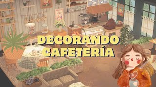 Decorando Hacemos cafetería en animalcrossing [upl. by Dwane199]