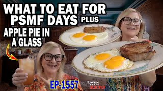 WHAT TO EAT FOR PSMF DAYS plus APPLE PIE IN A GLASS psmf keto weightloss [upl. by Ohnuj912]