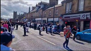 Pride of the rock flute band Dumbarton  Provincial Grand Black Chapter of Scotland  Larkhall 2023 [upl. by Bronny]