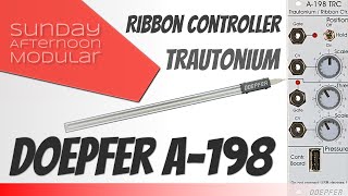 TRAUTONIUM amp RIBBON CONTROLLER DOEPFER A198 What the heck is a Trautonium [upl. by Vivienne]