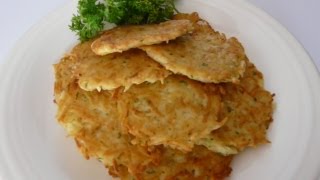 CRISPY FRIED POTATO CAKES  How to make FRIED POTATO CAKES recipe [upl. by Sharla]