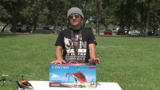 BLITZrcWORKS CONTRA Flybarless 100 RTF RC Helicopter Review in HD [upl. by Imoian]