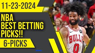 Grizzlies vs Bulls Prediction 112324 Best NBA Picks Player Props amp Betting Tips [upl. by Toomay]