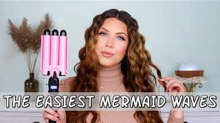 How I Wave My Hair Effortless Waves Hair Waver Tutorial How To Crimp  Wave Your Hair  Faith Drew [upl. by Yoshiko]