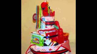 elmo diaper  nappy cake [upl. by Rebeca428]