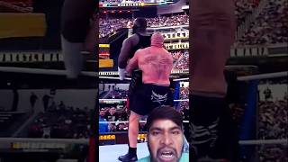 Brock Lesnar gave omos a first class WWE 💪🤯 WrestleMania  shorts [upl. by Ahsaetal758]