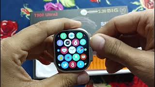 best apple watch ultra 2 clone t900 ultra 2 smartwatch features t900 ultra smart watch review [upl. by Aihtibat]