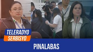 OVP lawyer escorted out of House panel probe for refusing to take oath  11 November 2024 [upl. by Elleryt]