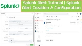 Splunk Alert Tutorial  Splunk Email Alert Creation and Configuration [upl. by Sou]