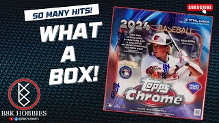 THIS BOX IS LIT 🔥🔥🔥AUTO ’D PARALLELS OPENING 2024 TOPPS CHROME UPDATE BASEBALL MEGA BOX mlb [upl. by Arsi]