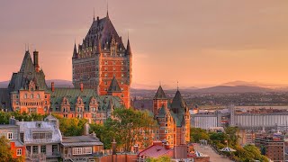 Day Trip to Quebec City and Montmorency Falls from Montreal Canada [upl. by Eladroc]