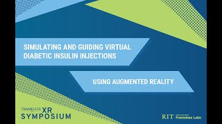 Frameless 2024 Simulating and guiding virtual diabetic insulin injections using augmented reality [upl. by Yar231]