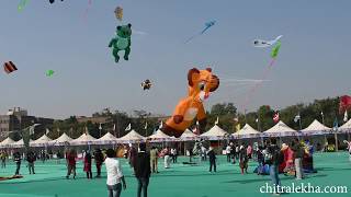 International Kite Festival 2018 in Gujarat Ahmedabad [upl. by Enila]