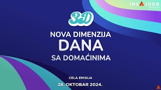 NOVA DIMENZIJA DANA  CELA EMISIJA  28102024 [upl. by Sherilyn966]