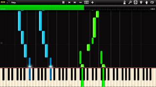 Bravely Default  Wicked Flight  Synthesia Piano Tutorial [upl. by Iteerp]