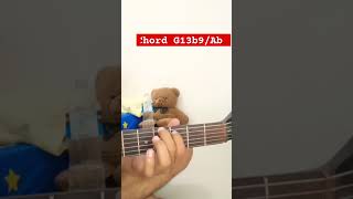 Chord G13b9Ab guitar [upl. by Akedijn]