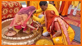 Mossi ki ladki ka haldi function 🥹 youtube bebobisht bebovlogs wedding haldi [upl. by Faucher]