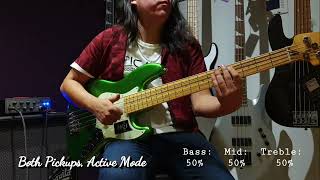 Fender Player Plus Jazz Bass V  Aguilar Tone Hammer 350 Soundtest [upl. by Damiani]