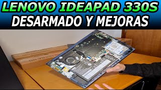 Lenovo Ideapad 330S 15IKGB Desarmar actualizar memoria ram disco SSD y desactivar Intel Optane [upl. by Fontana]