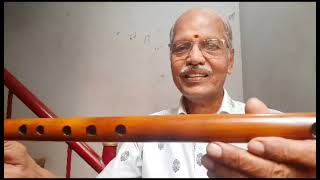 Carnatic Flute D2 Scale Demo Video [upl. by Petracca]