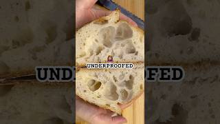 Sourdough bread fail Underproofed dough shorts youtubeshorts bread baking food homemade [upl. by Assanav]