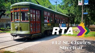 New Orleans Streetcar  Uptown amp the Garden District  RTA St Charles Line [upl. by Carolyne720]