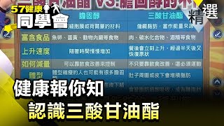 健康報你知 認識三酸甘油酯【健康同學會】精華篇｜隋安德 許晶晶 [upl. by Zanas]