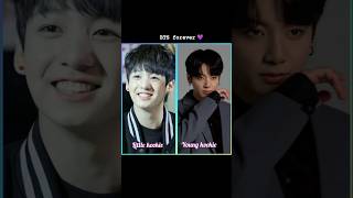 Little BTS member vs young BTS member 💜✨bts btsforever [upl. by Danika]