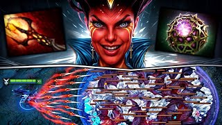 WTF 14Min RAMPAGE🔥Queen of Pain 1500XPM Dagon  Octarine Core 31Kills One Shot Magical Dota 2 [upl. by Willin260]