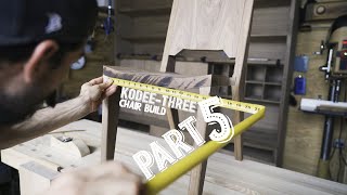 Kodee Three Part 5 FINAL FIT BEFORE GLUE UP How to build a chair series [upl. by Lacym]