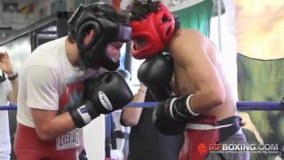 Julio Cesar Chavez Jr Vs Brother Omar Chavez Sparring 52311 [upl. by Hafler398]