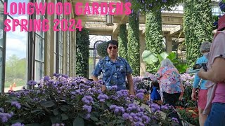 Longwood Gardens Spring 2024 Walking Tour Pennsylvania [upl. by Zeiler]