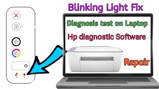 Hp Printer blinking light problem fix  hp printer blinking light problem solved 2024  New method [upl. by Ynnor]