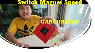 Gan Cube 356 Standard How to Switch Magnet Speed [upl. by Esinek]