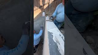 final layer of stucco in a smooth finish construction mason concrete stucco stayathomemom [upl. by Zollie]