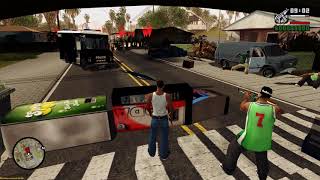 GTA San Andreas  War with Police and Ballas  DYOM Mission [upl. by Trinity781]