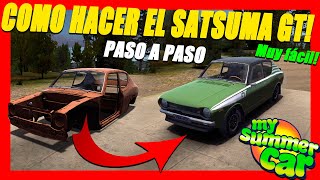 Cómo hacer el SATSUMA GT😱en MY SUMMER CAR Localización LLANTAS y PALANCA GT FÁCIL Y RÁPIDO [upl. by Lein880]