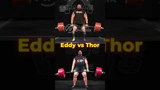 The Mountain vs The Beast Hafthor Bjornsson vs Eddie Hall Max Out shorts maxstrength [upl. by Herzig]