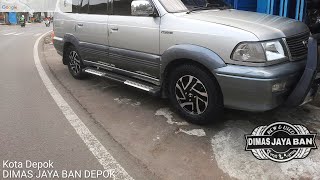 Toyota Kijang pasang Velg OEM Veloz ring 15 plus Ban Delium Terracruiser 205 70 15 [upl. by Enohsal258]