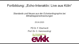 quotEchoInteraktiv Live aus Kölnquot April 2023Standards und Neues aus der Echokardiographie [upl. by Ecnarf]