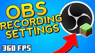 Best OBS Settings To Record MINECRAFT in LOW END PC [upl. by Slack687]