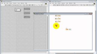 NI LabVIEW Global variables [upl. by Leonerd]