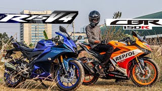 R15 v4 vs CBR150R 2021 কোনটা সেরা এই বাজেটে  Bike Lover Bachelor [upl. by Natsuj]