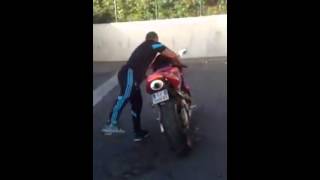 Demi tour en moto lool [upl. by Swithbert]