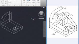 Leçon 2 Autocad  comment réaliser une pièce 3D [upl. by Selle]